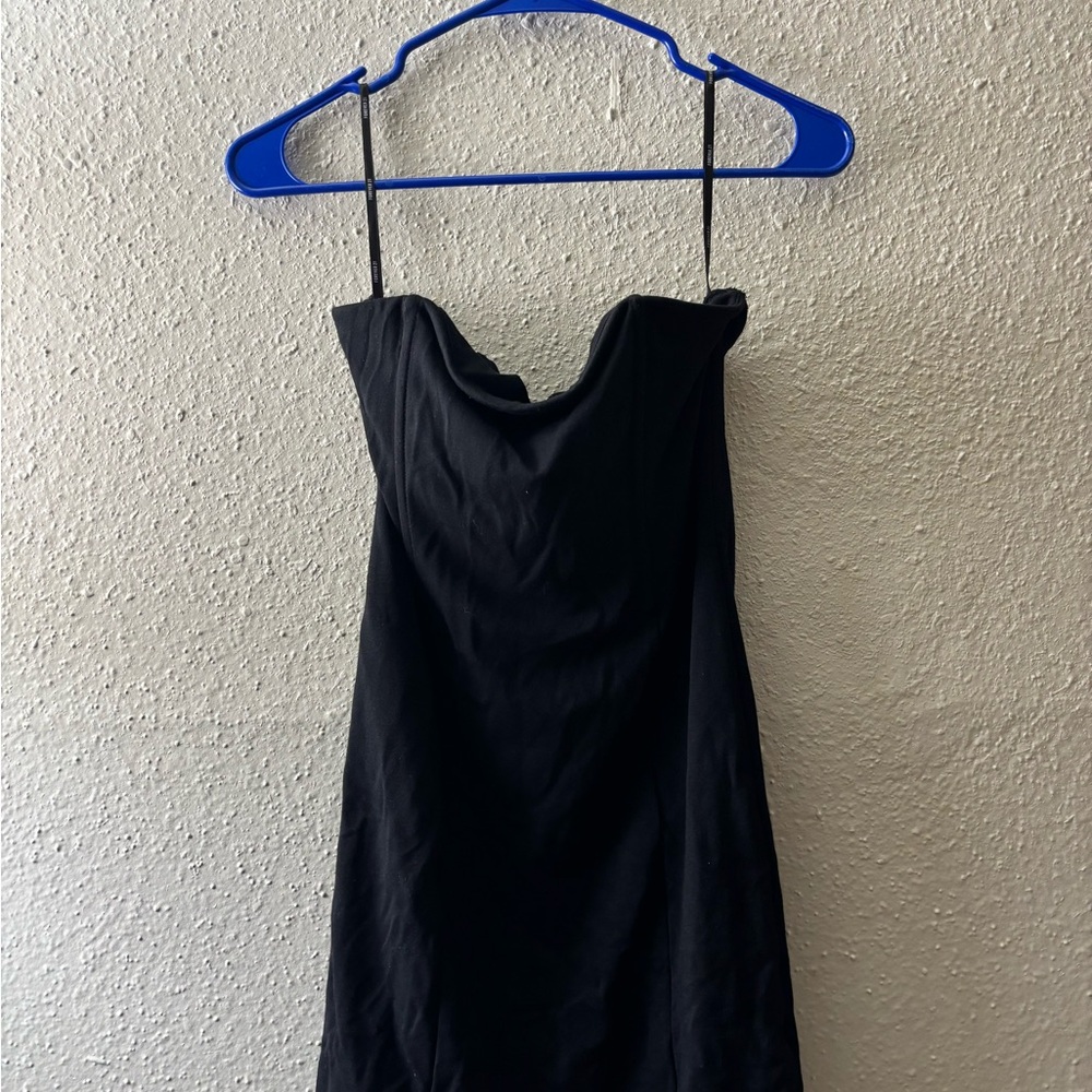 Forever 21 Black Strapless Dress